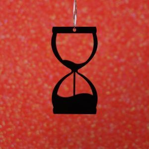 Pendiente reloj de arena